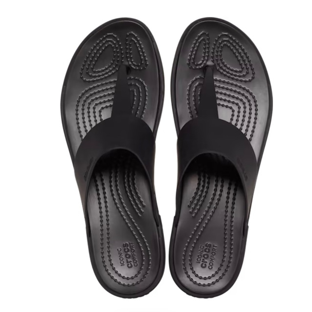 Crocs Tulum Flip Women Sandal Flip-flop sandals Comfortable Sandal Black